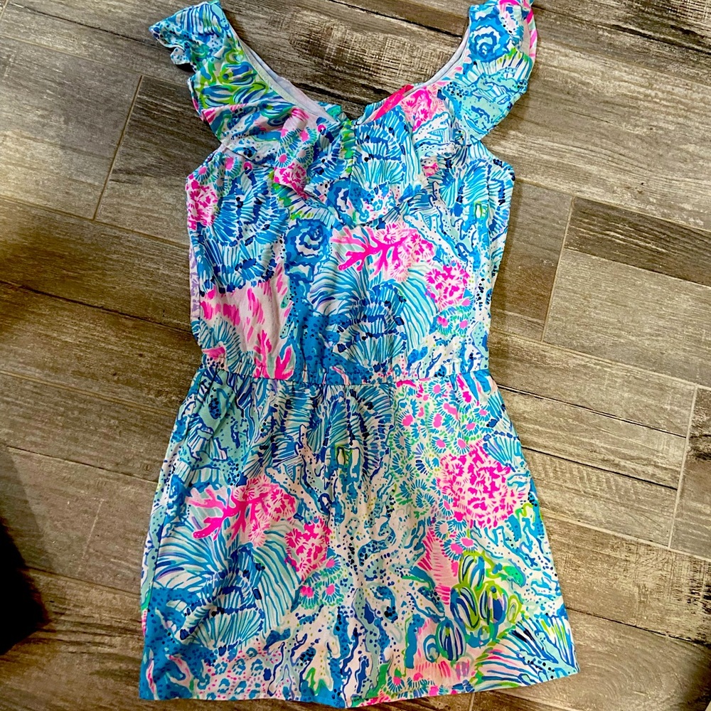 Lilly Pulitzer xs Alessia romper, Sink or Swim